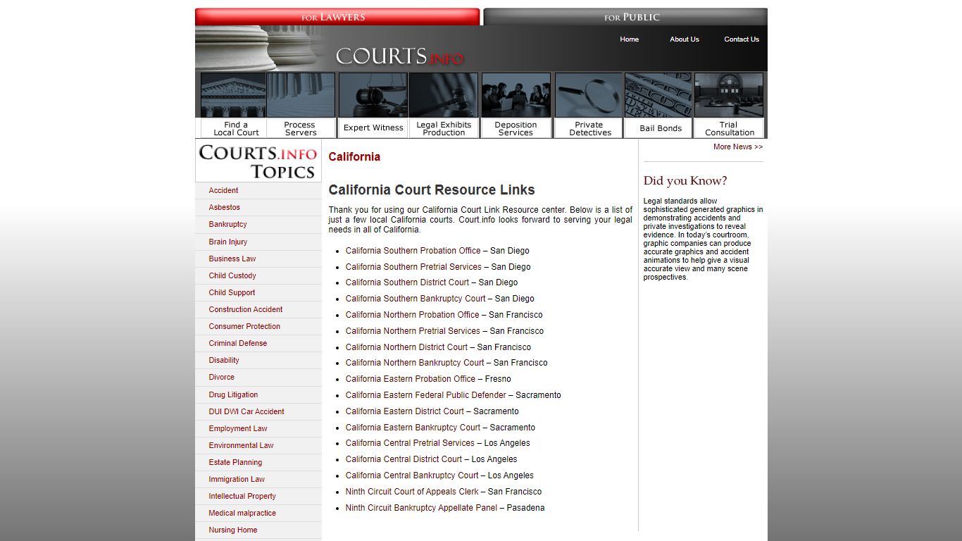 California - courts.info